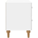  Noćni ormar s ladicama Bijela visokog sjaja 62 x 34,5 x 48 cm | Eponuda.com