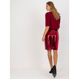 LAKERTA Skirt-LK-SD-507019.49-burgundy | Shoptok.si