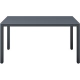 Ambia Garden VRTNA MIZA kovina, steklo temno siva | Shoptok.si