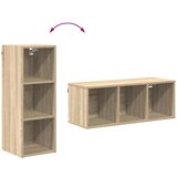 vidaXL Viseča omarica s polico Riga Sonoma hrast 30 x 29,5 x 80 cm | Shoptok.si