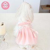 INF Korean Style Pet Hanbok Dress - Udobna in elegantna obleka za mačke in pse Pink L, (5000078541) | Shoptok.si