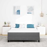  Krevetna konstrukcija Svijetlo siva 140 x 200 cm tkanina | shoptok.hr
