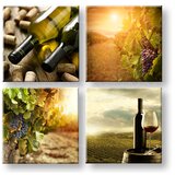  Slike na platnu meeting in the vineyard 4-delni kolaž XOBKOL16E42 () Cijene