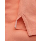 Ombre Men's BASIC single color pique knit polo shirt - peach | Shoptok.si