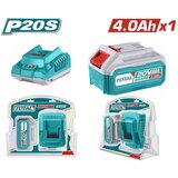 Total set baterija 20v 4.0ah i punjač 2.0ah TFBCPK1214E | ePonuda.com