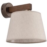  Brilagi - Zidna lampa LATTE 1xE27/15W/230V borovina/bež | Eponuda.com