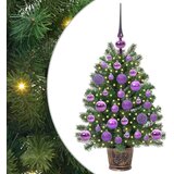 vidaXL Umestno božično drevo med 150 LED Zelena 65 cm PE in PVC | Shoptok.si