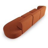 Milo Casa Sedežna garnitura iz šenilje v barvi terakote levi kot 311 cm Paolo – | Shoptok.si