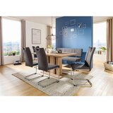 Time klop, kovina, tekstil barve kroma, temno siva | Shoptok.si