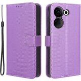 INORCO Za Tecno Camon 20 Pro 4G CK7n/20 4G CK6 PU usnjena torbica z diamantno teksturo, torbica za denarnico TPU, notranja lupina, ovitek za telefon, (22035607) Cene