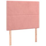  box spring s madracem LED ružičasti 80x200 cm baršunasti | shoptok.hr