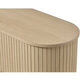 Unique Furniture TV omarica v hrastovem dekorju v naravni barvi 180x56x40 cm Meta – | Shoptok.si