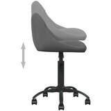  Radna stolica - Uredska stolica tamnosiva baršunasta | shoptok.hr