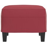 vidaXL Stolček za noge vinsko rdeč 60x50x41 cm umetno usnje | Shoptok.si