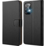 NIKCORP Preklopni etui za Samsung Galaxy A72, usnjena denarnica s prostorom za kartice, funkcijo stojala in magnetom, črne barve, (5000139035) Cene
