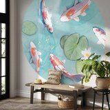  Okrugla fototapeta - Pond in Japan 180x180 | shoptok.hr