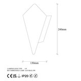 Opviq lights Crna zidna lampa Cut – | shoptok.hr