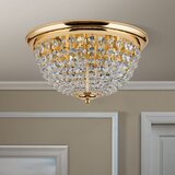 Orion DLU 1840/47 - Kristalni plafon 6xE27/40W/230V, prečnik 47 cm, zlatne boje | Eponuda.com
