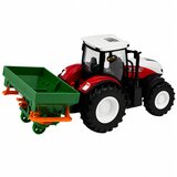 Rc Remote Controlled Agricultural Tractor with Seeder Lights Red 1:24 | Shoptok.si