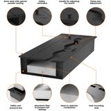  InFire - Ugrađeni bio kamin 7,5x50 cm 3,5kW crna | Eponuda.com