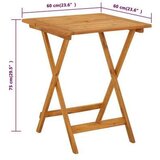  vrtni stol 60 x 60 x 75 cm od masivnog bagremovog drva | shoptok.hr