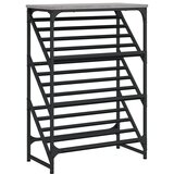  The Living Store Regal za čevlje siva sonoma 60x30x85 cm inženirski les - Regal Za Čevlje, (21444748) | Shoptok.si