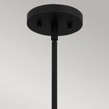  Quoizel QZ-ROYER-1P-MBK - Luster na štapu ROYER 1xE27/60W/230V, prečnik 30,2 cm | Eponuda.com
