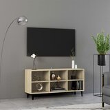 vidaXL TV ormarić s metalnim nogama 103,5 x 30 x 50 cm boja hrasta Cijene