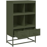  Visoka komoda maslinastozeleni 67 x 39 x 111,5 cm od čelika | shoptok.hr