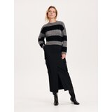 Reserved - Džemper s uzorkom pletenica - šaren | shoptok.hr