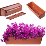 KADAX balkonski cvetlični lonec stojalo za cvetlične lončke 59x19x14,5 cm balkon, (5000353546) Cene