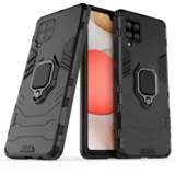 Zaščitni ovitek Ring Armor Case za Samsung Galaxy A42 5G, črn