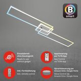 BRILO led prigušiva plafonska lampa frame 2xLED/20W/230V wi-fi tuya + daljinski | Eponuda.com