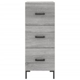  Visoka komoda siva sonome 34,5x34x180 cm od konstruiranog drva | shoptok.hr