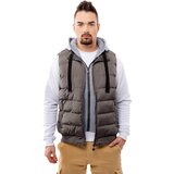 Glano Men's quilted vest - gray Cene
