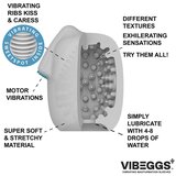 VibEggs Masturbator Naughty Nubs White | Shoptok.si