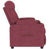 Masažna fotelja od tkanine crvena boja vina | shoptok.hr
