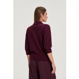 Marisse WOMEN'S SWEATER Z-SW-4811 BURGUNDY | shoptok.hr