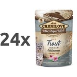 Carnilove cat wmm adult - postrv & slamnik, 85 g 24 x 85 g Cene