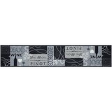  Kuhinjski tepih perivi s uzorkom boce vina 60x300 cm baršunasti | shoptok.hr