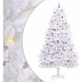vidaXL umetno zložljivo božično drevo bela 300 cm pvc in jeklo, (5000111561) Cene
