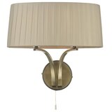  Där Lighting CRI0929 - Zidna lampa CRISTIN 2xE14/40W/230V mesing/taupe | Eponuda.com