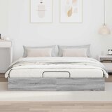  Otomanski krevet s pohranom Sivi Sonoma 203 x 160 x 25 cm | shoptok.hr