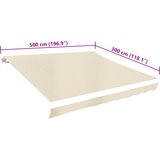 Platno za tendu krem 5 x 3 m | Eponuda.com