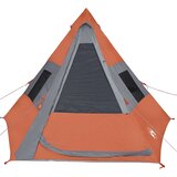 Šator tipi za kampiranje za 7 osoba narančasti vodootporni | shoptok.hr