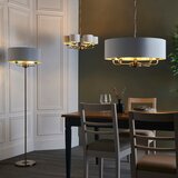  Endon 98936 - Luster na lancu HIGHCLERE 6xE14/28W/230V bela/mesing | Eponuda.com