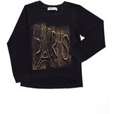 Fashion Hunters Black hoodie for a girl with inscription | Shoptok.si