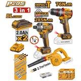  Akumulatorski set alata COSLI250182E 20V SUPER INGCO | ePonuda.com