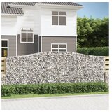  Lučne gabionske košare 2 kom 400x50x140/160cm pocinčano željezo | shoptok.hr