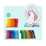 Faber-Castell Otroški flomastri Connector Unicorn, snežna krogla – 33 kosov cene